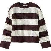 Name it Pullover burgunder / uldhvid