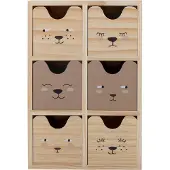 Bloomingville Opbevaringskasse - Calle - Natur - - OneSize - Opbevaring