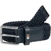 Tommy Hilfiger Bælte - Flettet - Space Blue - - L/XL - Bælte