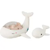 Cloud B Natlampe m. Lyd - Tranquil Whale m. Unge - 30x28x13 cm - - - OneSize - Natlampe