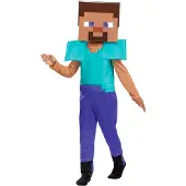 Minecraft Udklædning - Minecraft - Steve Fancy - - 3-4 år (98-104) - Udklædning