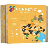 Connetix Magnetsæt - 16 Dele - Ramps & Intersections Pack - - OneSize - Magnetlegetøj