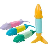 Speedo 808384D703, Dykkerstick, Blå, Grøn, Orange, Lyserød, Gul