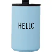 Design Letters Termokop - Hello - Blå - - OneSize - Kop