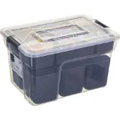 5 Five Plastbeholder med låg Organiser Box