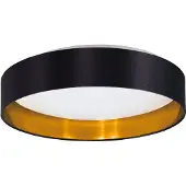 Eglo MASERLO 2 LOFT Ø380 SORT/GULD