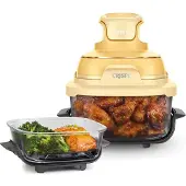 Ninja CRISPi 4-i-1 transportabel glas-airfryer i Gul | FN101EUGD | af SharkNinja