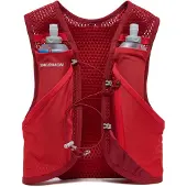 Salomon - Trailrygsække - Active Skin 4 Set Red Dahlia/High Risk Red til Unisex - Størrelse XL - Rød