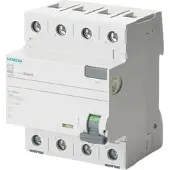 Siemens Fejlstrømsafbr RCCB 4P A 63A 30mA UN AC