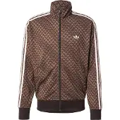 Adidas Originals Sweatjakke 'Firebird' brun / umbra / hvid