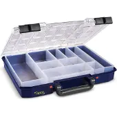 Raaco CarryLite 55 4x8-10, Blå, Polykarbonat (PC), Polypropylen (PP), 337 mm, 278 mm, 57 mm, 924 g