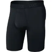Saxx - Vandretøj - Smooth Flex Light Compression Long BB Black til UnisexNylon - Størrelse XL - Sort