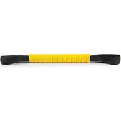 SKLZ Massagestang H?ndholdt Muskelrulle Massagepind til Fysioterapi Original st?rrelse Gul/Sort 20"
