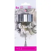 Talens Art Creation Brush Pen sæt Shadow 5 farver