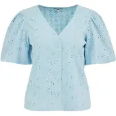 We fashion Bluse pastelblå