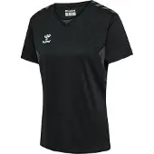 Hummel Funktionsbluse 'Authentic' grå / sort / hvid