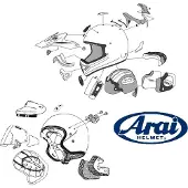 Arai Rx-7v/qv-pro Eco Pure Nakkepude