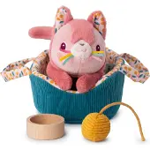 Lilliputiens Jeanne Kat Med Kurv Teddy