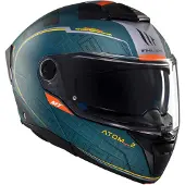 Mt Helmets Atom 2 Sv Destiny Modulær Hjelm