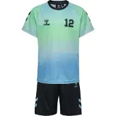 Hummel Sportsdragt lyseblå / lysegul / lys pink / sort
