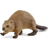 Schleich Wild Life North American Woodland Wild Animal Leget?j til b?rn Beaver Leget?jsfigur i alderen 3+