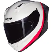 Nolan N60-6 Sport Special lakering Integralhjelm Hvid/Sort/Rød XL