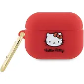 Hello Kitty silikone 3D Kitty Head-etui til AirPods Pro 2 (2022/2023) - fuchsia
