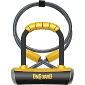 Onguard cykellås PitBull Mini DT 8008 + wire (ONG-8008)