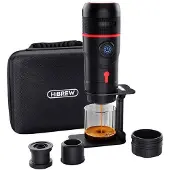 HiBREW Bærbar kaffemaskine 3-i-1 med etui H4-premium 80W