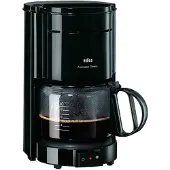 Braun KF 47, Dråbe kaffemaskine, Malet kaffe, 1000 W, Sort