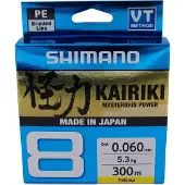 Shimano Fishing Kairiki 8 Flettet Fiskesnøre 300 M
