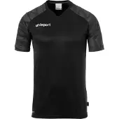 Uhlsport Fodboldtrøje mørkegrå / sort / hvid