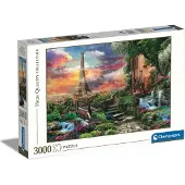 Clementoni 33550 Collection Paris Dream 3000 brikker lavet i Italien puslespil til voksne flerfarvet