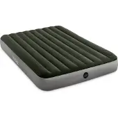 Intex Oppustelig madras 203x152x25 cm med indbygget fodpumpe 64763
