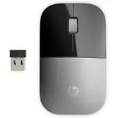 HP Z3700 - Mus - blå LED - trådløs - 2.4 GHz - trådløs modtager (USB) - sølv - for Pavilion 24, 27, 32, 510, 590, 595, TP01