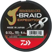 Daiwa J´braid Exp X8 300 M Flettet Fiskesnøre