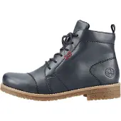 Rieker Snørestøvletter navy / carminrød