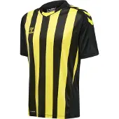 Hummel Spilletrøje Core Striped - Sort/Gul Børn, størrelse 116 cm
