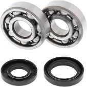 All Balls Yamaha Yz125 2001-2004 Krumtapaksel Leje Og Tætningssæt