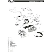Arai Renegade-v Upper Hjelmens Forreste Luftventil