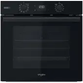 Whirlpool Elements Steam OMSR58RU1SB, Medium, Elektrisk ovn, 71 L, 71 L, Blæsertvungen, 2200 W