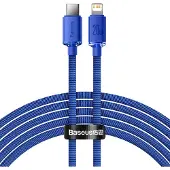 Baseus Crystal Shine USB-C / Lightning Kabel CAJY000303 - 2m - Blå
