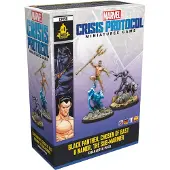 Atomic Mass Games Marvel: Crisis Protocol Black Panther vald av Bast & Namor Sub -Mariner Character Pack - Tabletop Superhero Game Ages 14 2 spel