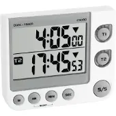 TFA-Dostmann 38.2025 Dobbelt Elektronisk Timer Vækkeur
