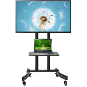 Macleans Mc-739 32-65´´ Max 40kg Tv-bord Med Hjul