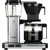Moccamaster KBG Select Yellow Pepper, Dråbe kaffemaskine, 1,25 L, Malet kaffe, 1520 W, Sort, Gul