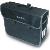 Basil Malaga, Bagside, Cykeltaske, Polyester, Sort, 13 L, 5 kg