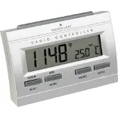 Technoline WT87, Digital alarmur, Rektandel, Sølv, 12/24h, °C, LCD