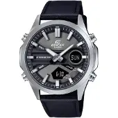 Casio Herreur EFV-C120L-8AEF Edifice Grå/Læder Ø45.5 mm