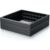 Prosperplast køkkenhave-bed rabat/urtebed IBWS antracit